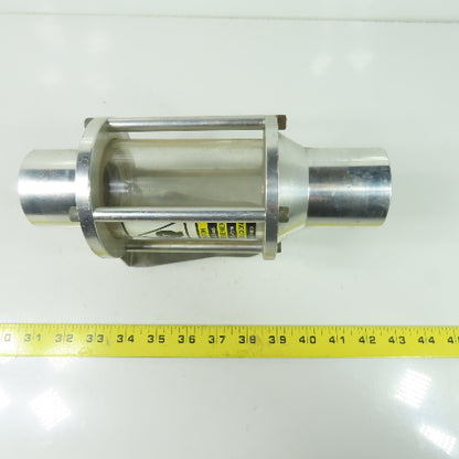 Conair 8oz Glass Receiver 1-3/4" Ports 9-5/8" OAL