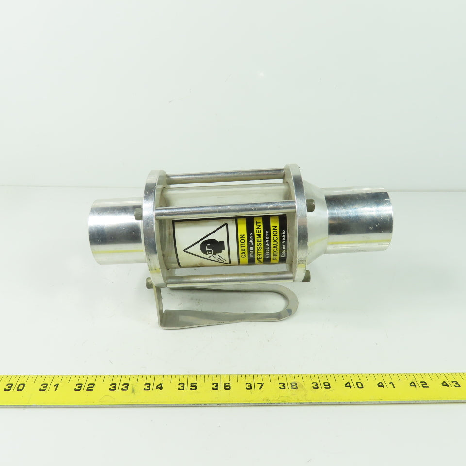 Conair 8oz Glass Receiver 1-3/4" Ports 9-5/8" OAL