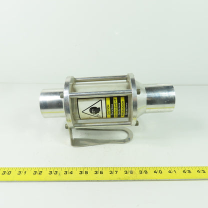 Conair 8oz Glass Receiver 1-3/4" Ports 9-5/8" OAL