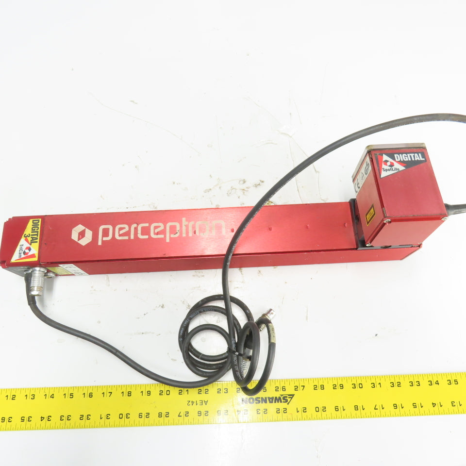 Perceptron 917-4019 Digital Surface Sensor Rev D W/ 515-0108 LED Flood Light
