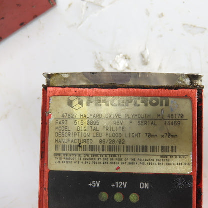 Perceptron 917-3008 Digital Surface Sensor Rev 1 W/ 515-0095 LED Flood Light