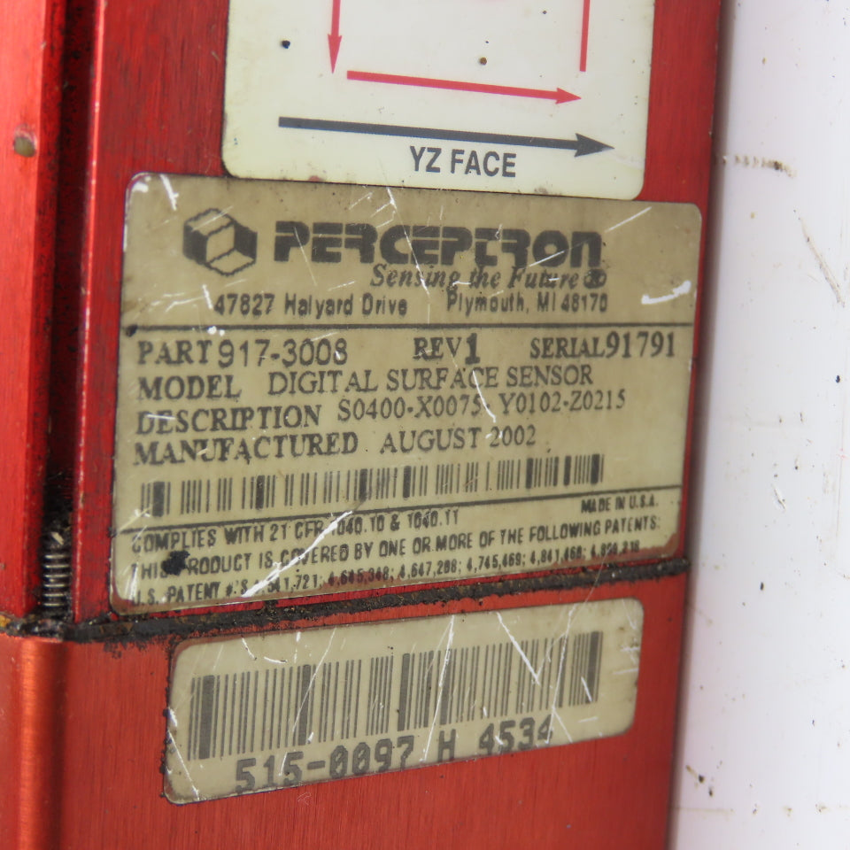 Perceptron 917-3008 Rev 1 Digital Surface Sensor 13-1/4" OAL