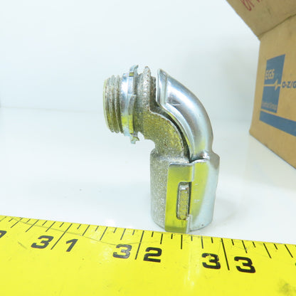 OZG ACV-50T 1/2" 90° 2-Screw Squeeze Connector Insulated Throat Lot Of 19