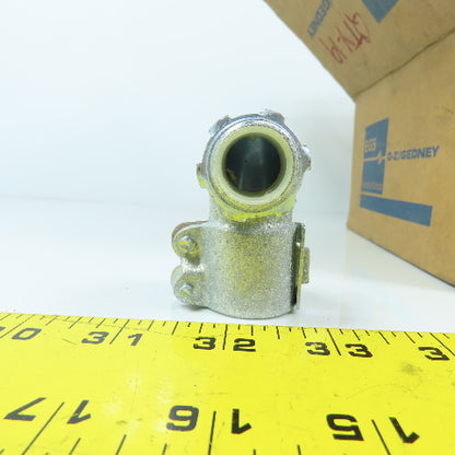 OZG ACV-50T 1/2" 90° 2-Screw Squeeze Connector Insulated Throat Lot Of 19