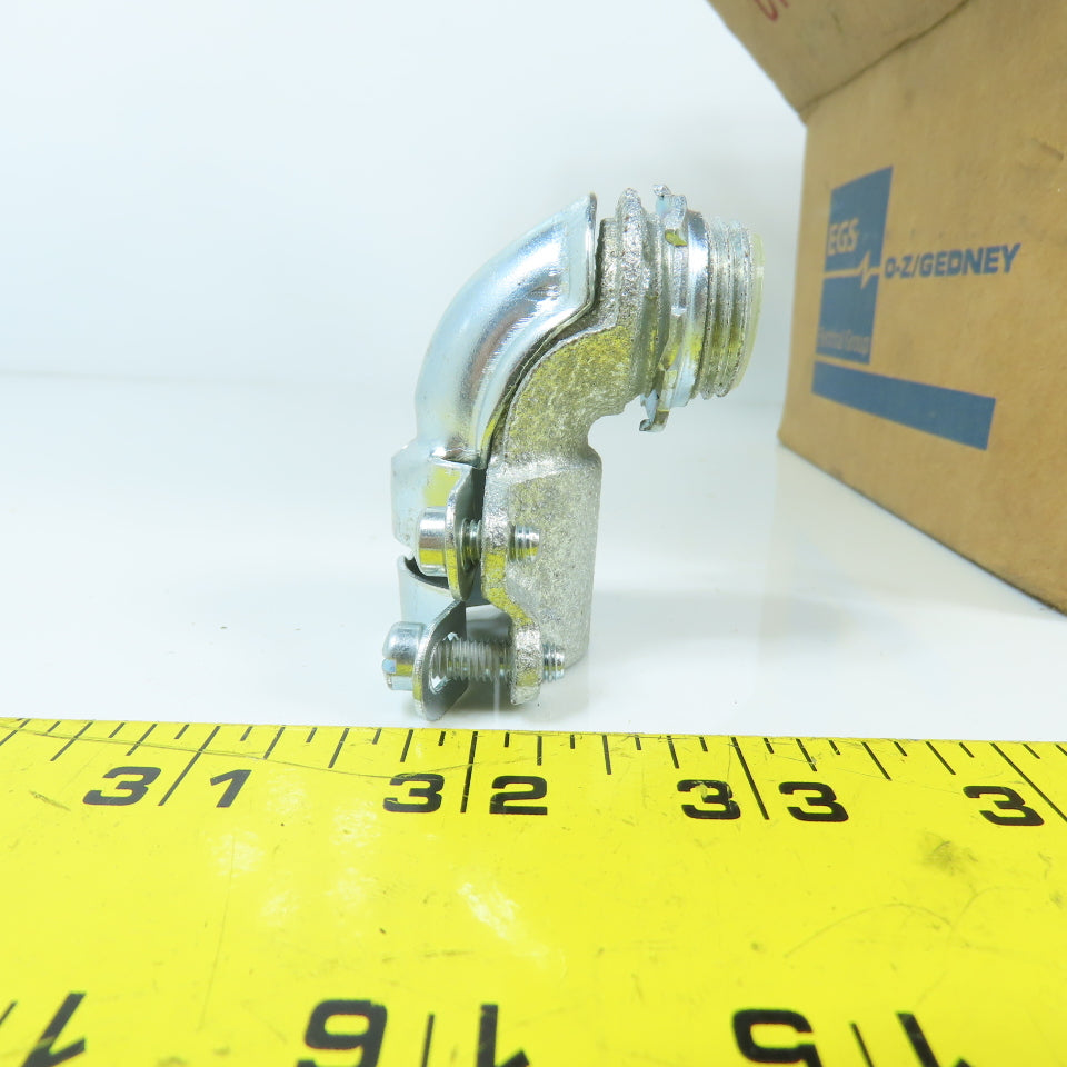 OZG ACV-50T 1/2" 90° 2-Screw Squeeze Connector Insulated Throat Lot Of 19