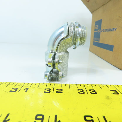 OZG ACV-50T 1/2" 90° 2-Screw Squeeze Connector Insulated Throat Lot Of 19