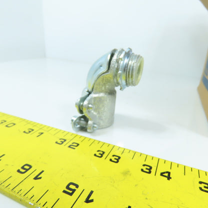 OZG ACV-50T 1/2" 90° 2-Screw Squeeze Connector Insulated Throat Lot Of 19