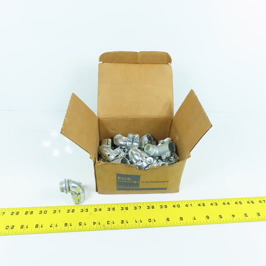 OZG ACV-50T 1/2" 90° 2-Screw Squeeze Connector Insulated Throat Lot Of 19