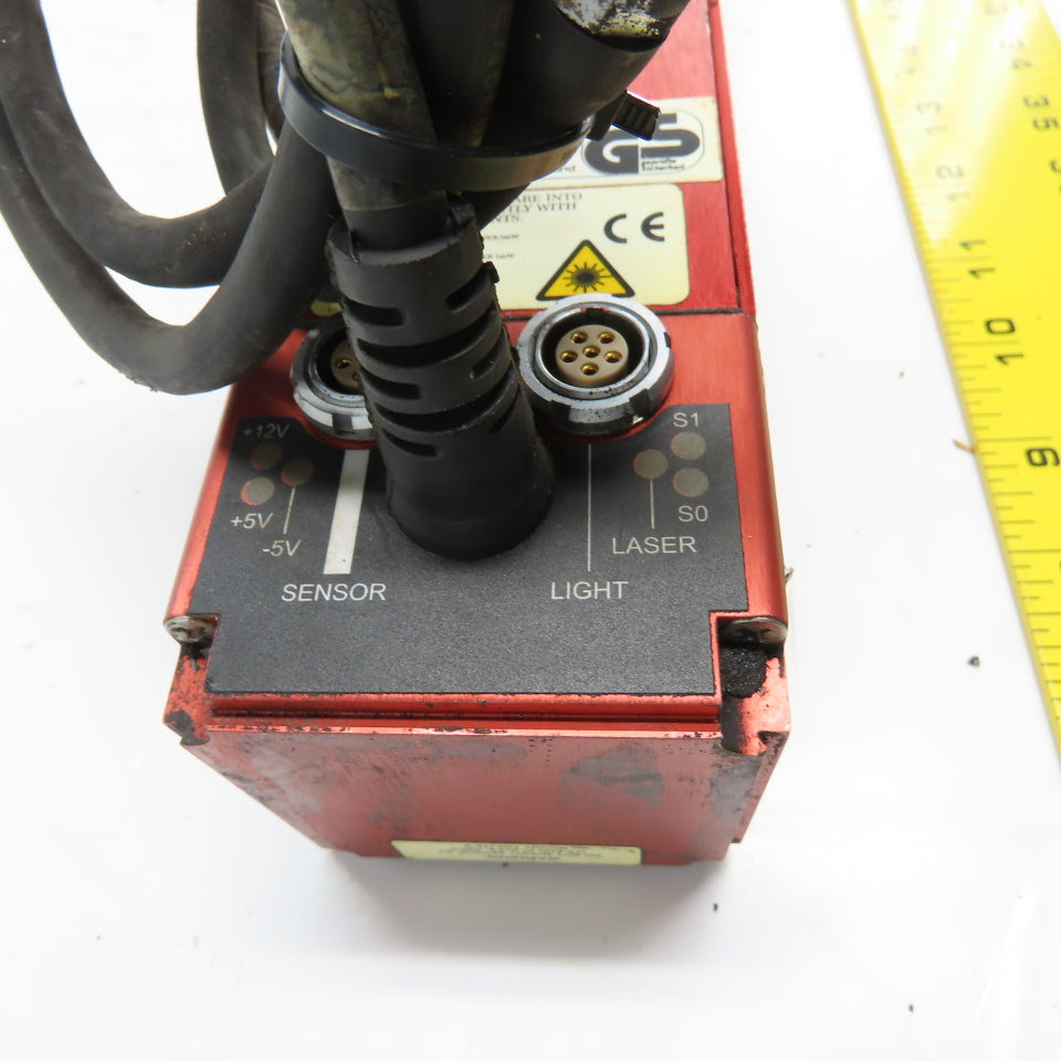 Perceptron 917-3008 Rev 1 Digital Surface Sensor Plastic Lens Cracked/Broken