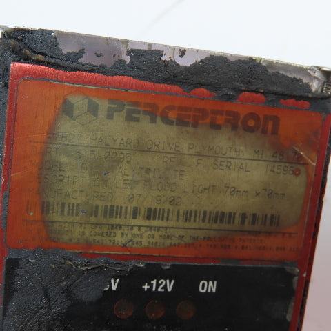 Perceptron 917-3012 Rev 1 Digital Surface Sensor W/ 515-0095 LED Flood Light