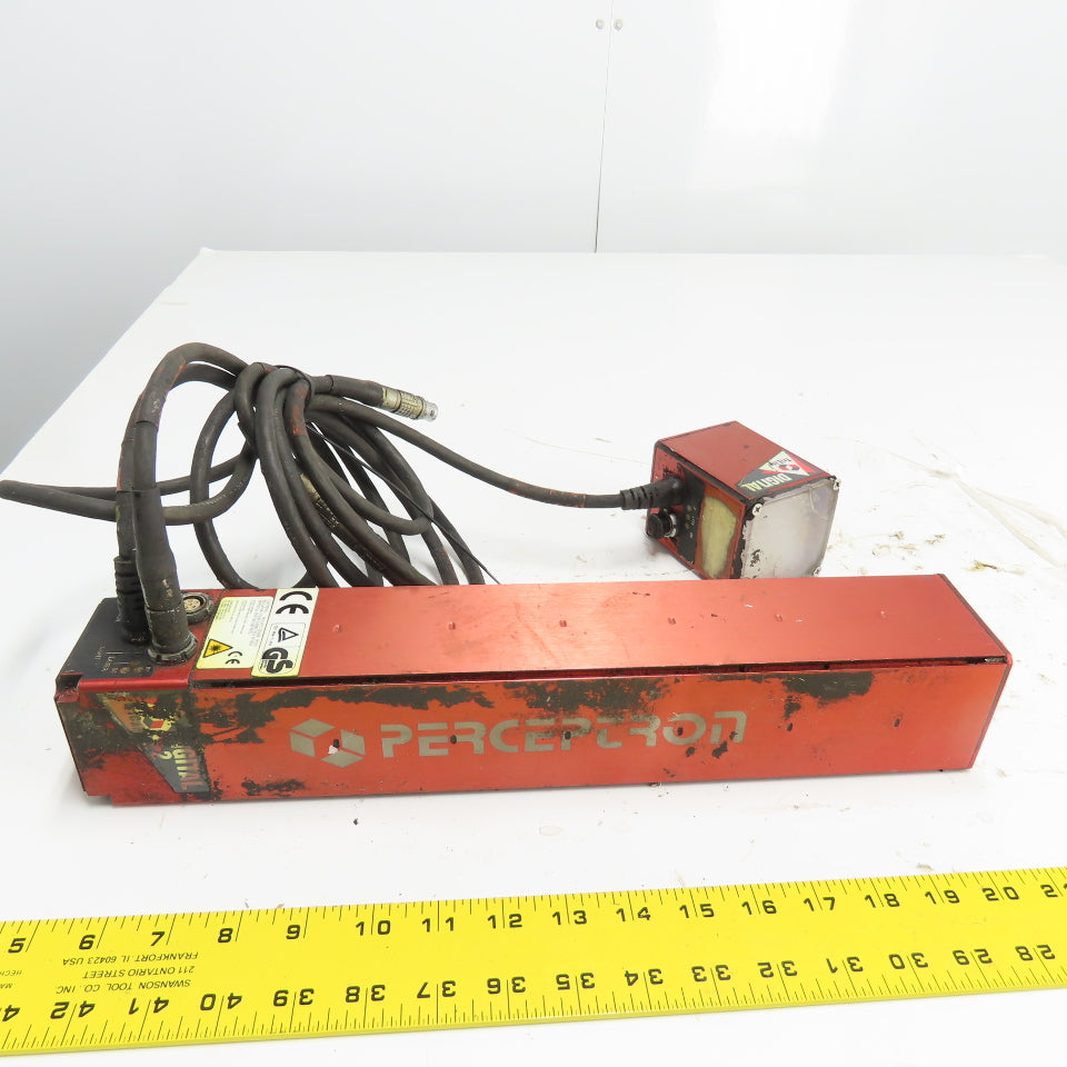 Perceptron 917-3012 Rev 1 Digital Surface Sensor W/ 515-0095 LED Flood Light