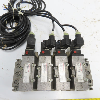 Norgren SXE9574-A71-00 4 Pneumatic Solenoid Valve Manifold Bank 10Bar 24VDC Coil