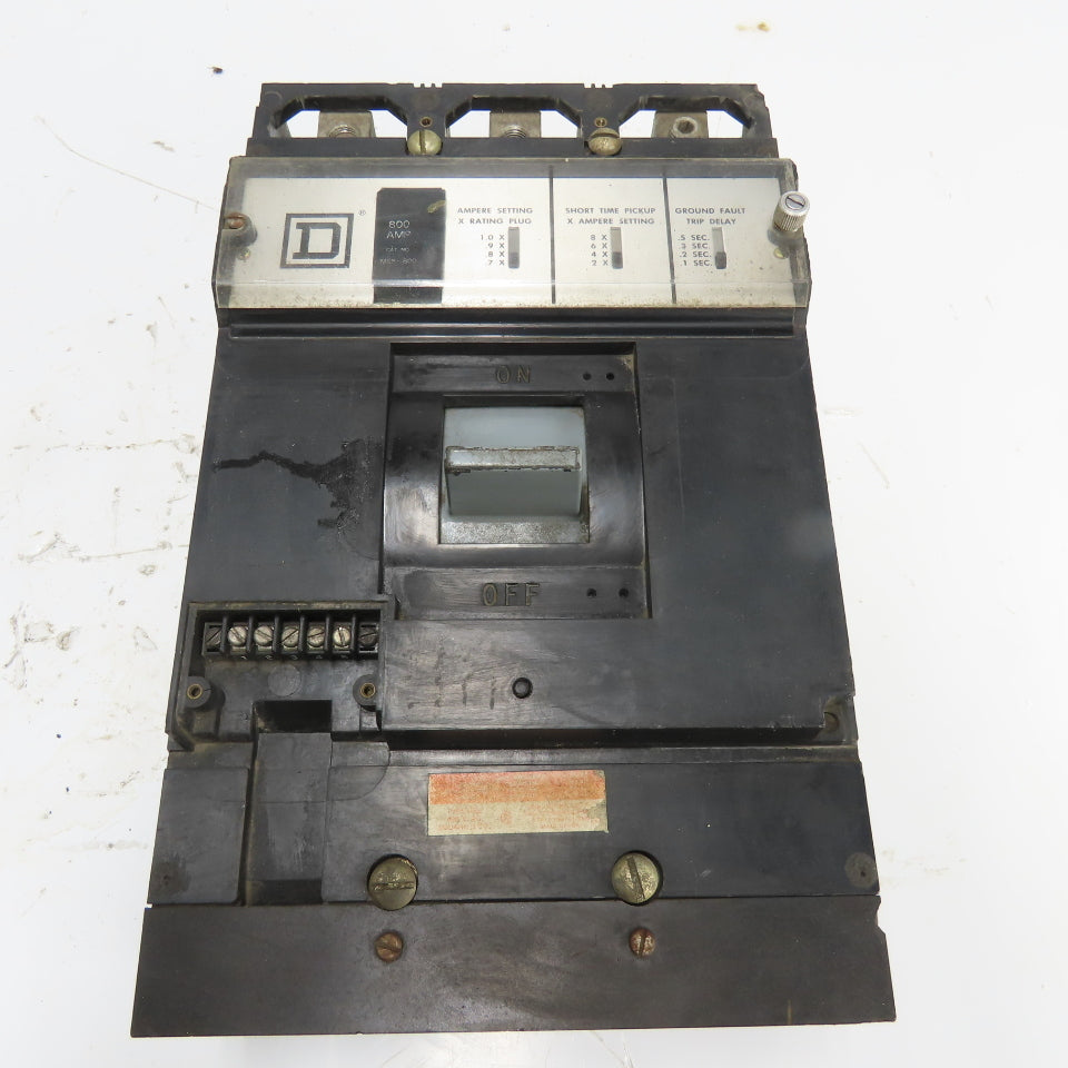 Square D MEL836G 800 Amp Circuit Breaker 3-Pole 600VAC