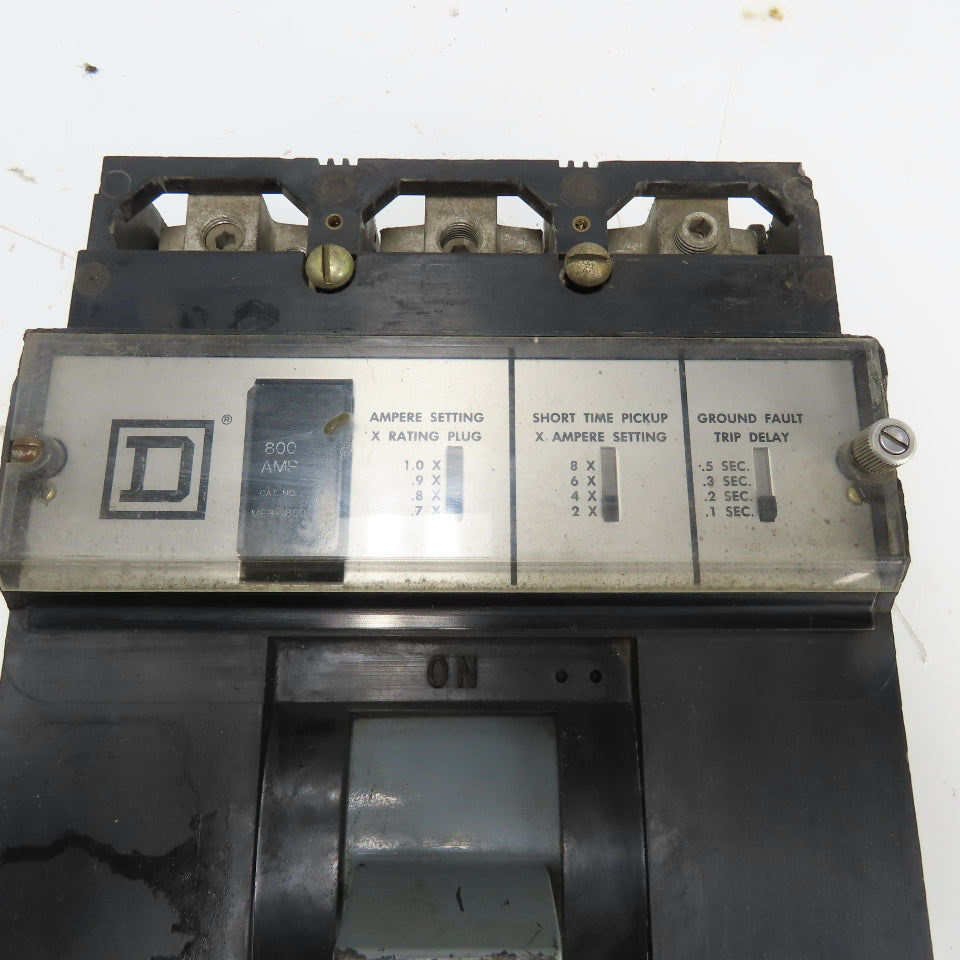 Square D MEL836G 800 Amp Circuit Breaker 3-Pole 600VAC