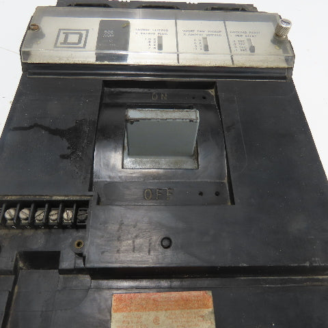 Square D MEL836G 800 Amp Circuit Breaker 3-Pole 600VAC