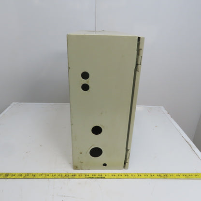 Concept 20x20x8" Wall Mount Steel Electrical Enclosure w/Backplate Hinged Door