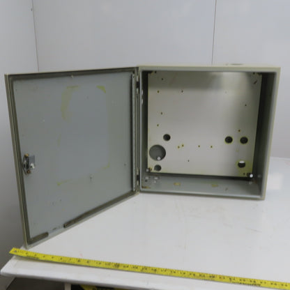 Concept 20x20x8" Wall Mount Steel Electrical Enclosure w/Backplate Hinged Door