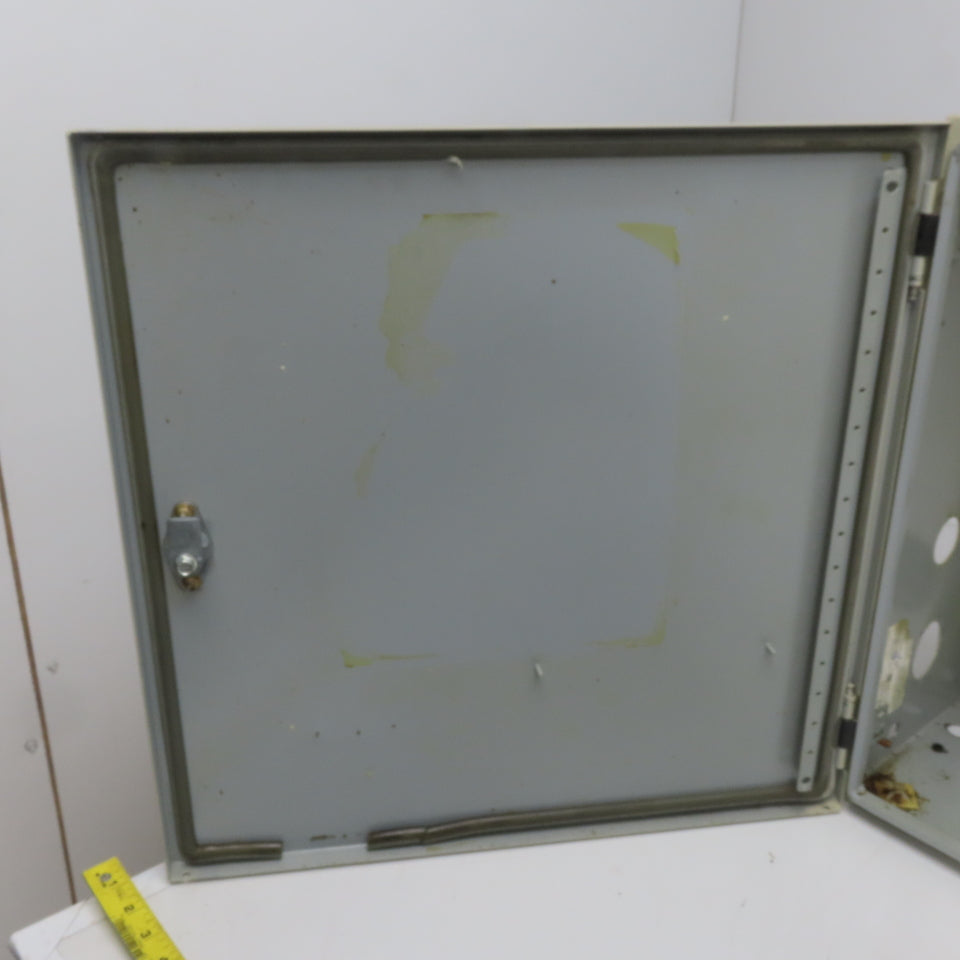 Concept 20x20x8" Wall Mount Steel Electrical Enclosure w/Backplate Hinged Door