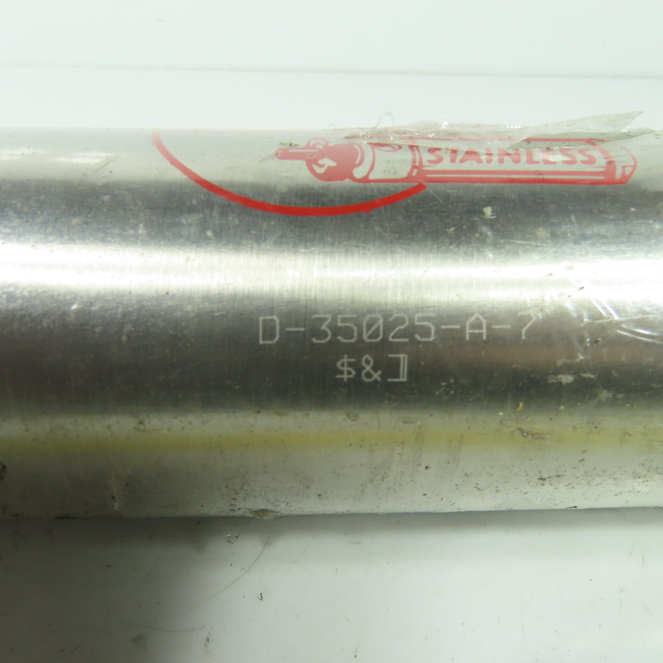 Bimba D-35025-A-7 Double Acting Pneumatic Cylinders 7" Stroke 2" Bore