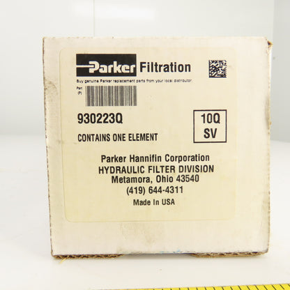 Parker 930223Q OEM Hydraulic Oil Filter Element 10Q SV