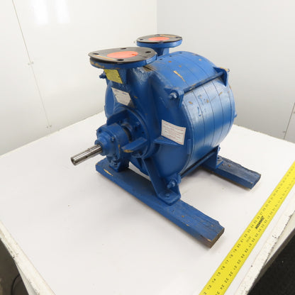 Gardner Denver Nash 3I05-AD Multistage Centrifugal Blower 1-1/8" Shaft 3" Port
