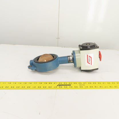Dezurik 2101083R000 BGS 4" Butterfly Valve & UniTorq Pneumatic Actuator