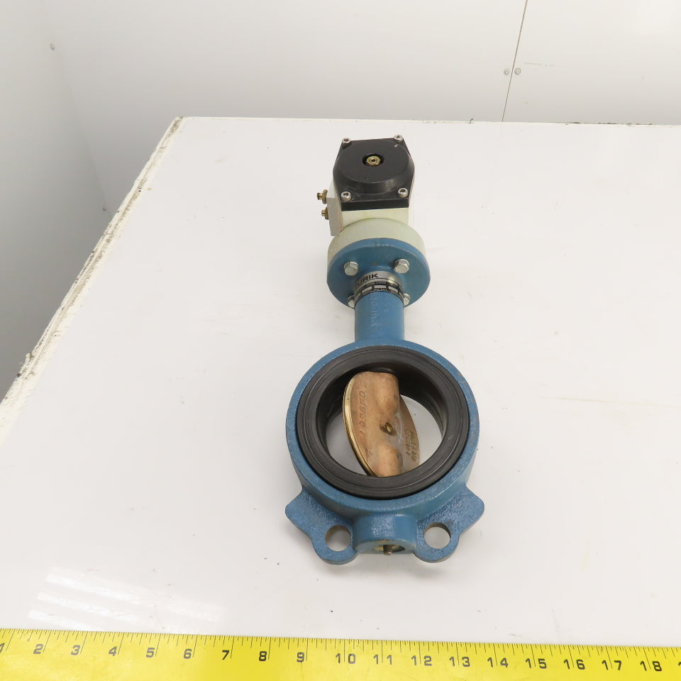 Dezurik 2101083R000 BGS 4" Butterfly Valve & UniTorq Pneumatic Actuator