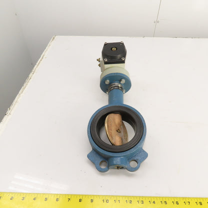 Dezurik 2101083R000 BGS 4" Butterfly Valve & UniTorq Pneumatic Actuator