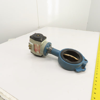 Dezurik 2101083R000 BGS 4" Butterfly Valve & UniTorq Pneumatic Actuator