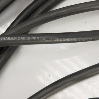 Heavy Duty 7-Way RV & Trailer Cable SAE J1128 14AWG 7 Conductor 50' L