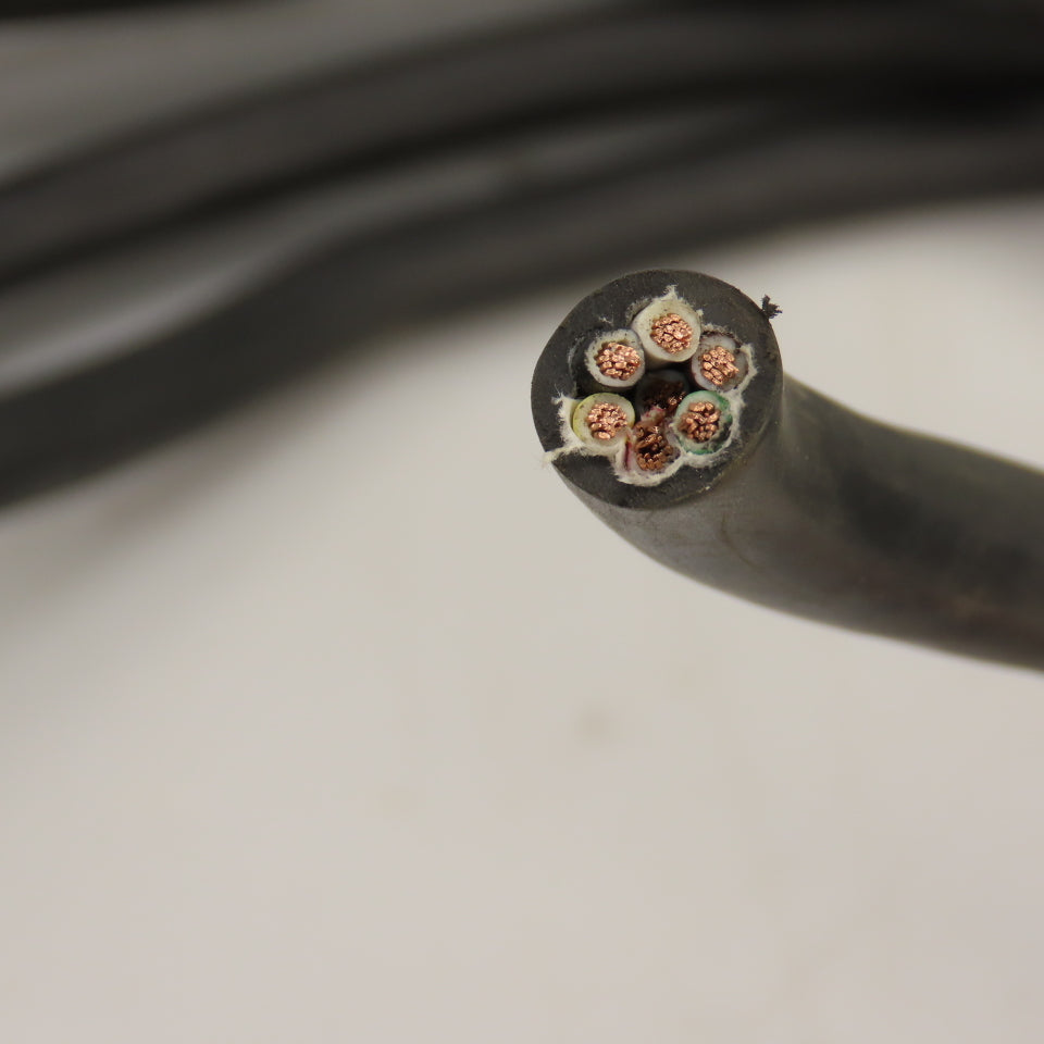 Heavy Duty 7-Way RV & Trailer Cable SAE J1128 14AWG 7 Conductor 50' L