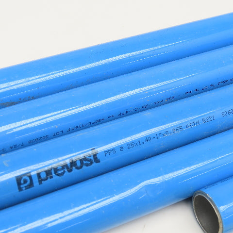 Prevost 25mm 1" Aluminum Bendable Quick Connect Rigid Airline Mixed Lengths 20'