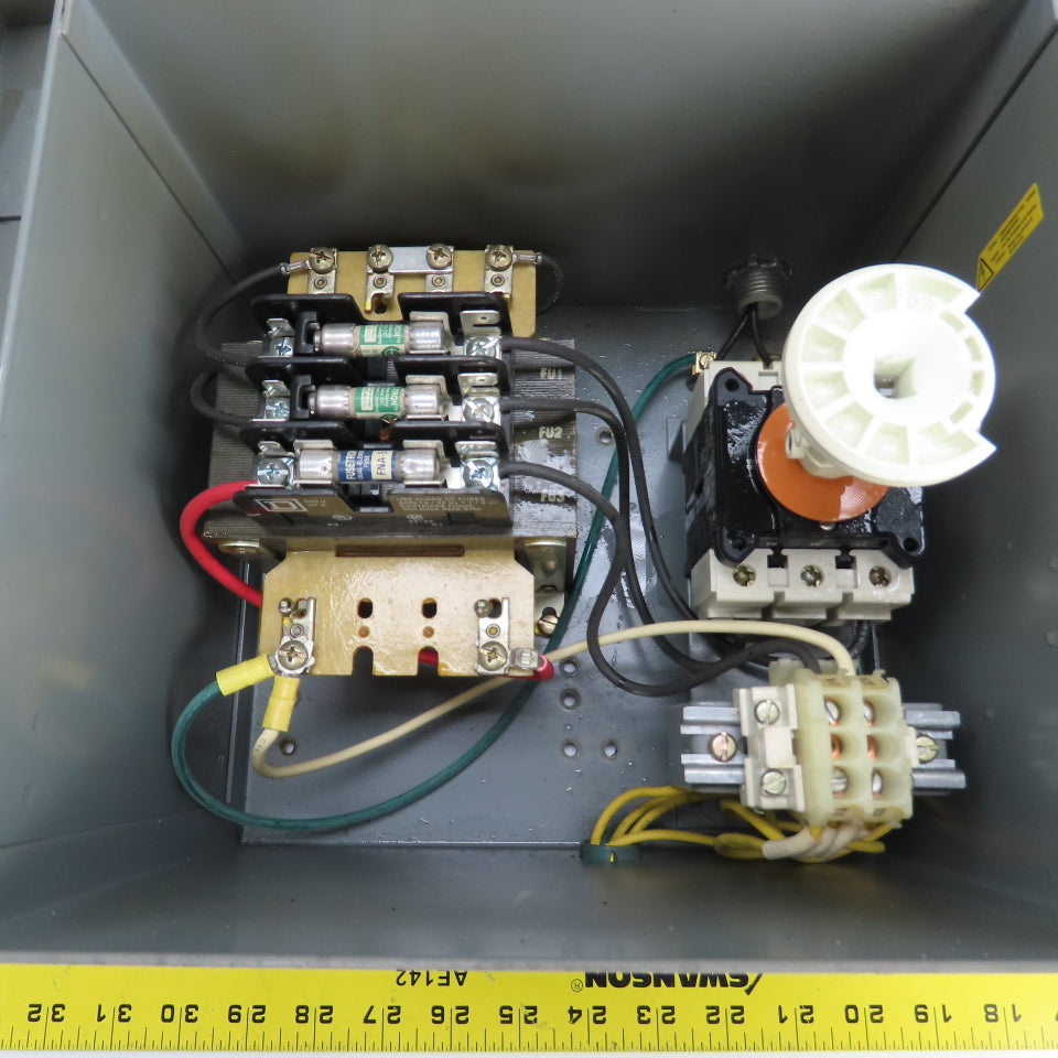 Square D SK500G1 Class 9070 Transformer Disconnect Pri 230/460V Sec 115V 4.35A