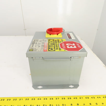 Square D SK500G1 Class 9070 Transformer Disconnect Pri 230/460V Sec 115V 4.35A