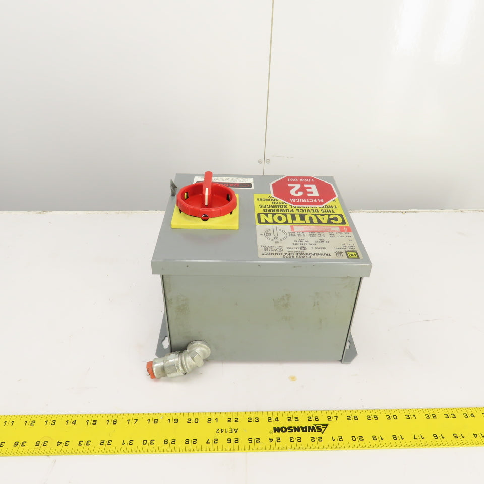 Square D SK500G1 Class 9070 Transformer Disconnect Pri 230/460V Sec 115V 4.35A