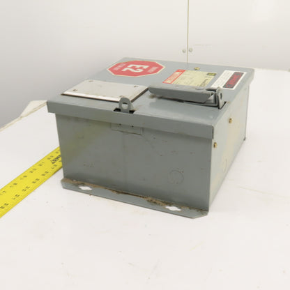 Square D SK5271S Class 9070 Transformer Disconnect Pri 230/460V Sec 115V 4.35A