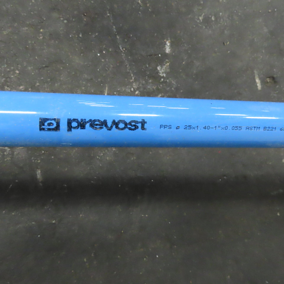 Prevost 25mm 1" Aluminum Bendable Quick Connect Rigid Airline 18'