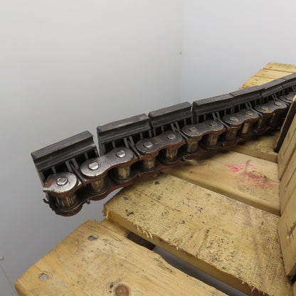 Rexnord 3" Wide x 65' OAL Table Top Conveyor Chain W/ 20B Roller Drive Chain
