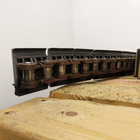 Rexnord 3" Wide x 65' OAL Table Top Conveyor Chain W/ 20B Roller Drive Chain