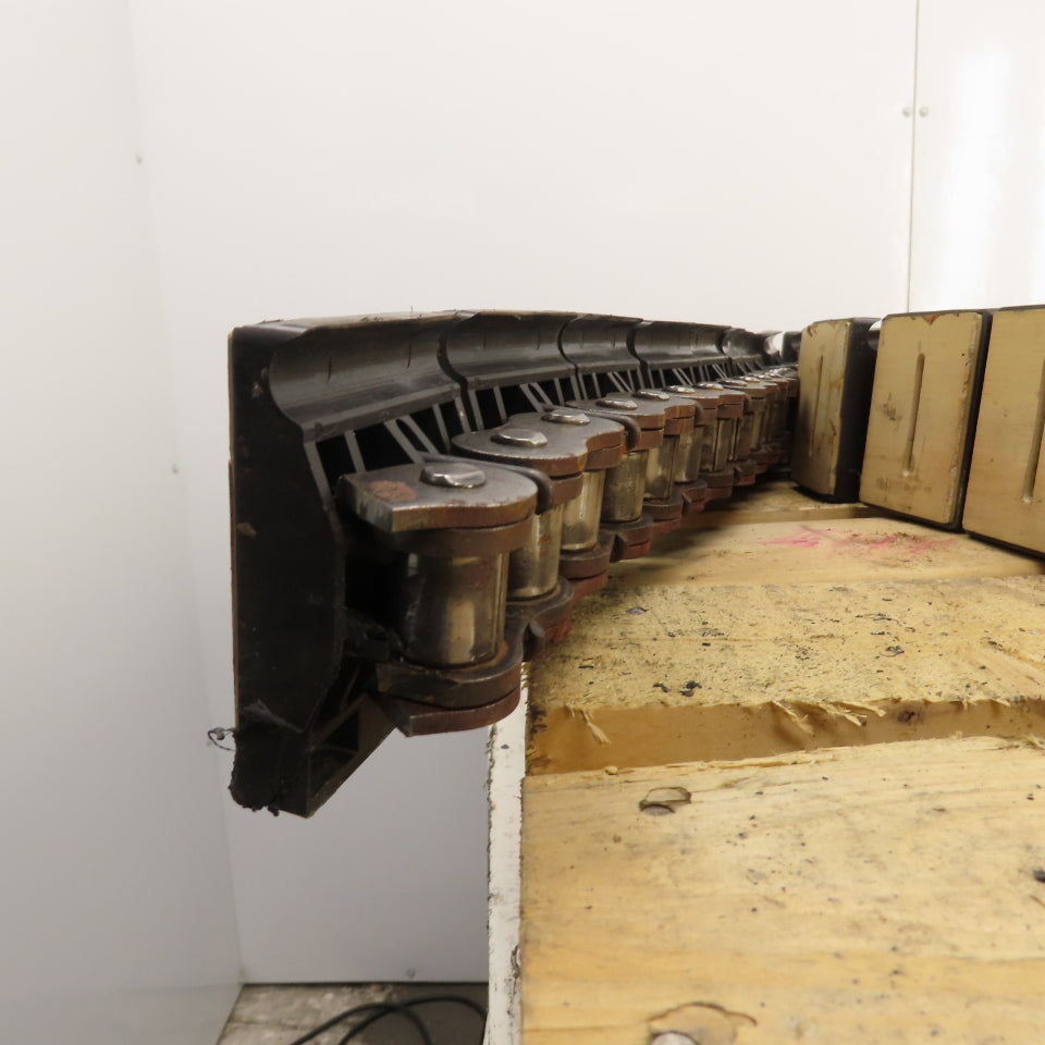 Rexnord 3" Wide x 65' OAL Table Top Conveyor Chain W/ 20B Roller Drive Chain