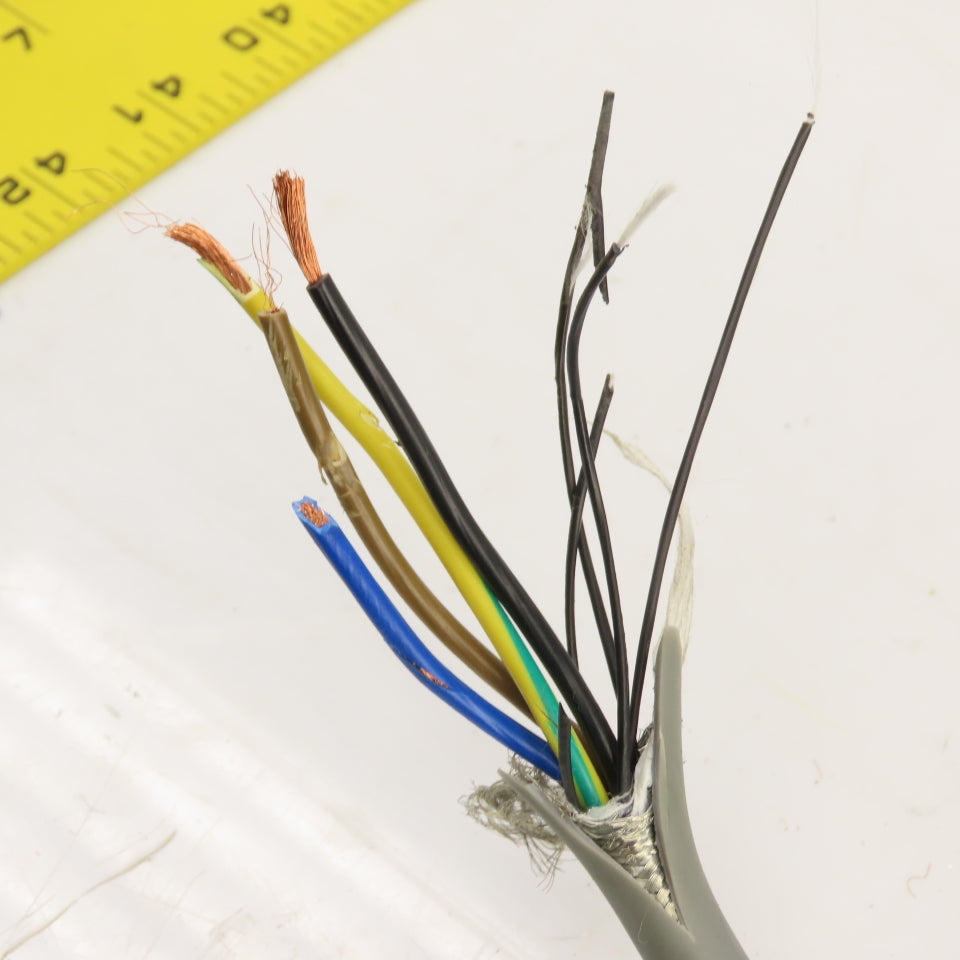 Beta CNC 4-Conductor Shielded Flexible Drag Chain Cable TRVVP 4x 1.5 740' L