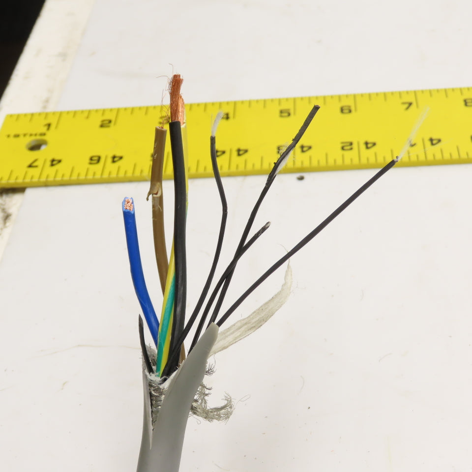 Beta CNC 4-Conductor Shielded Flexible Drag Chain Cable TRVVP 4x 1.5 740' L