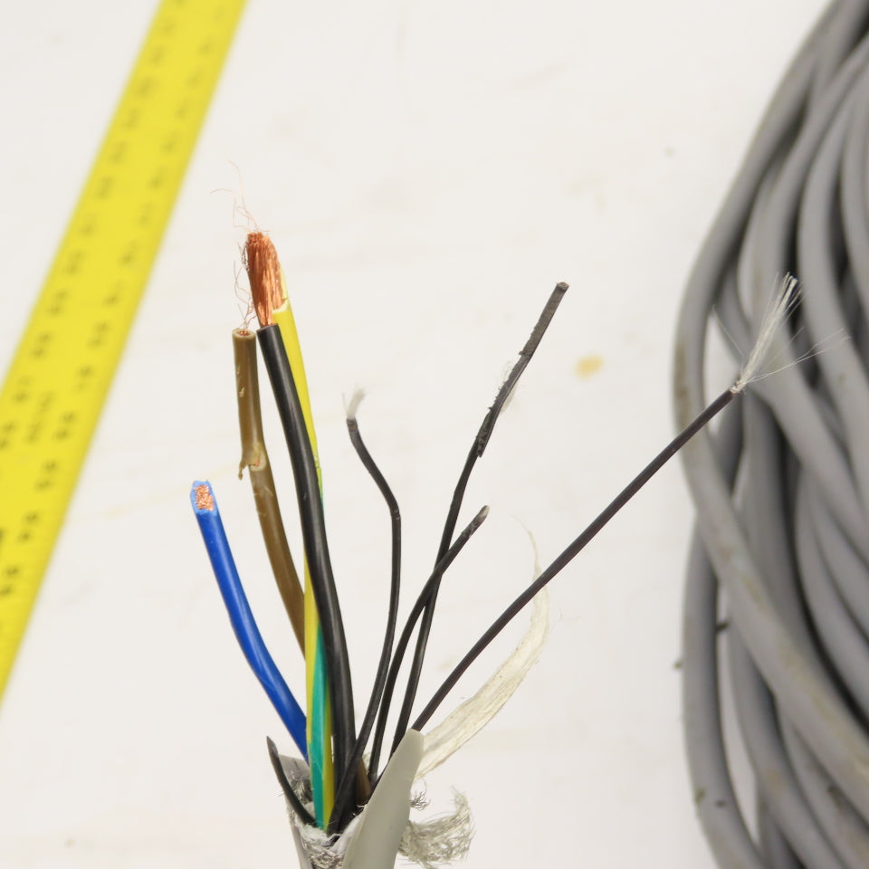 Beta CNC 4-Conductor Shielded Flexible Drag Chain Cable TRVVP 4x 1.5 740' L