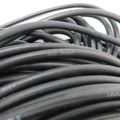 CTON Cable TRVVP 300V 4X0.5mm2 4-Conductor Shielded Flexible Wire 500' L
