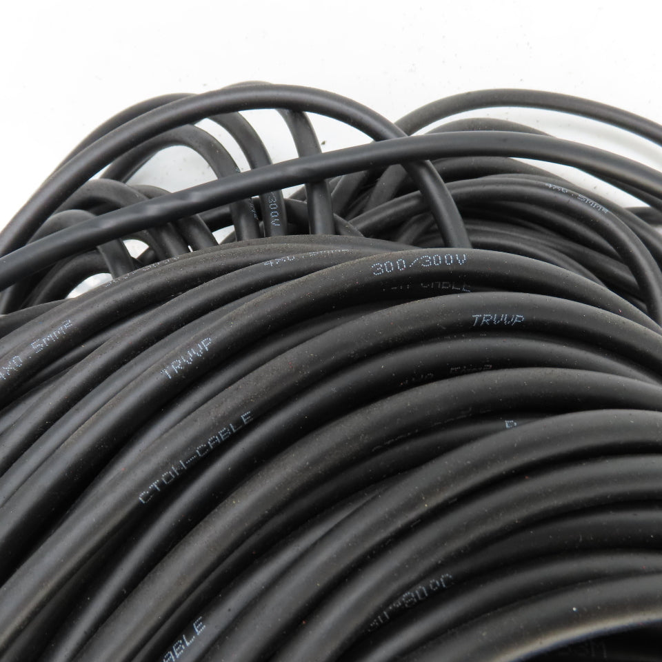 CTON Cable TRVVP 300V 4X0.5mm2 4-Conductor Shielded Flexible Wire 500' L