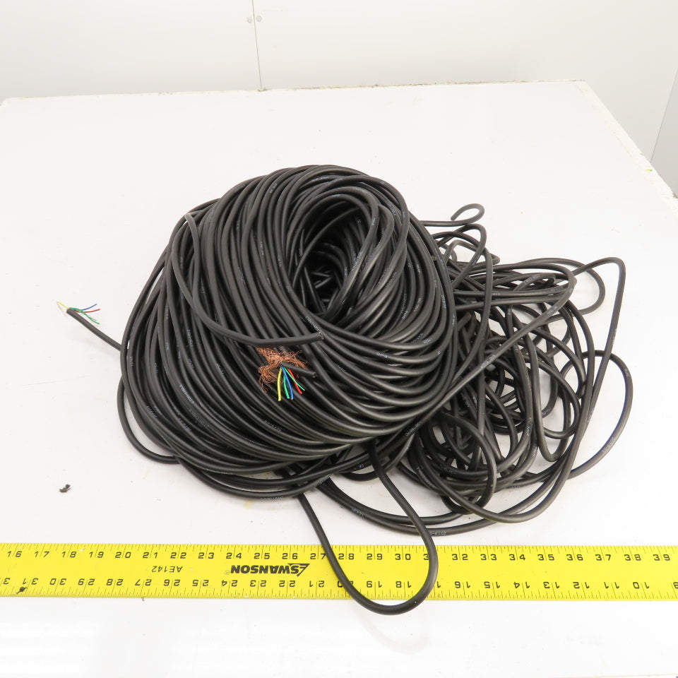 CTON Cable TRVVP 300V 4X0.5mm2 4-Conductor Shielded Flexible Wire 500' L