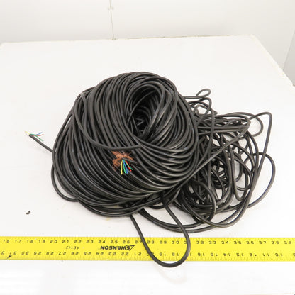 CTON Cable TRVVP 300V 4X0.5mm2 4-Conductor Shielded Flexible Wire 500' L