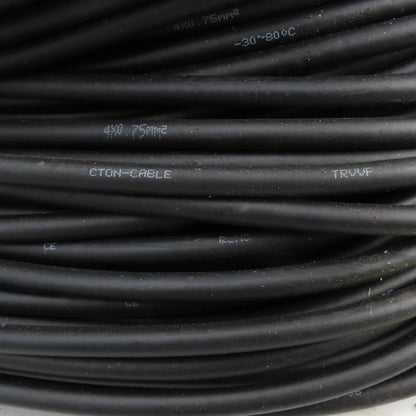 CTON Cable TRVVP 300V 4X0.5mm2 3-Conductor Shielded Flexible Wire 500' L