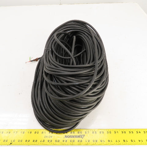 CTON Cable TRVVP 300V 4X0.5mm2 3-Conductor Shielded Flexible Wire 500' L