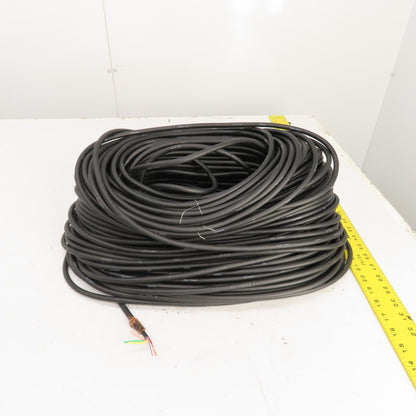 CTON Cable TRVVP 300V 4X0.5mm2 3-Conductor Shielded Flexible Wire 500' L